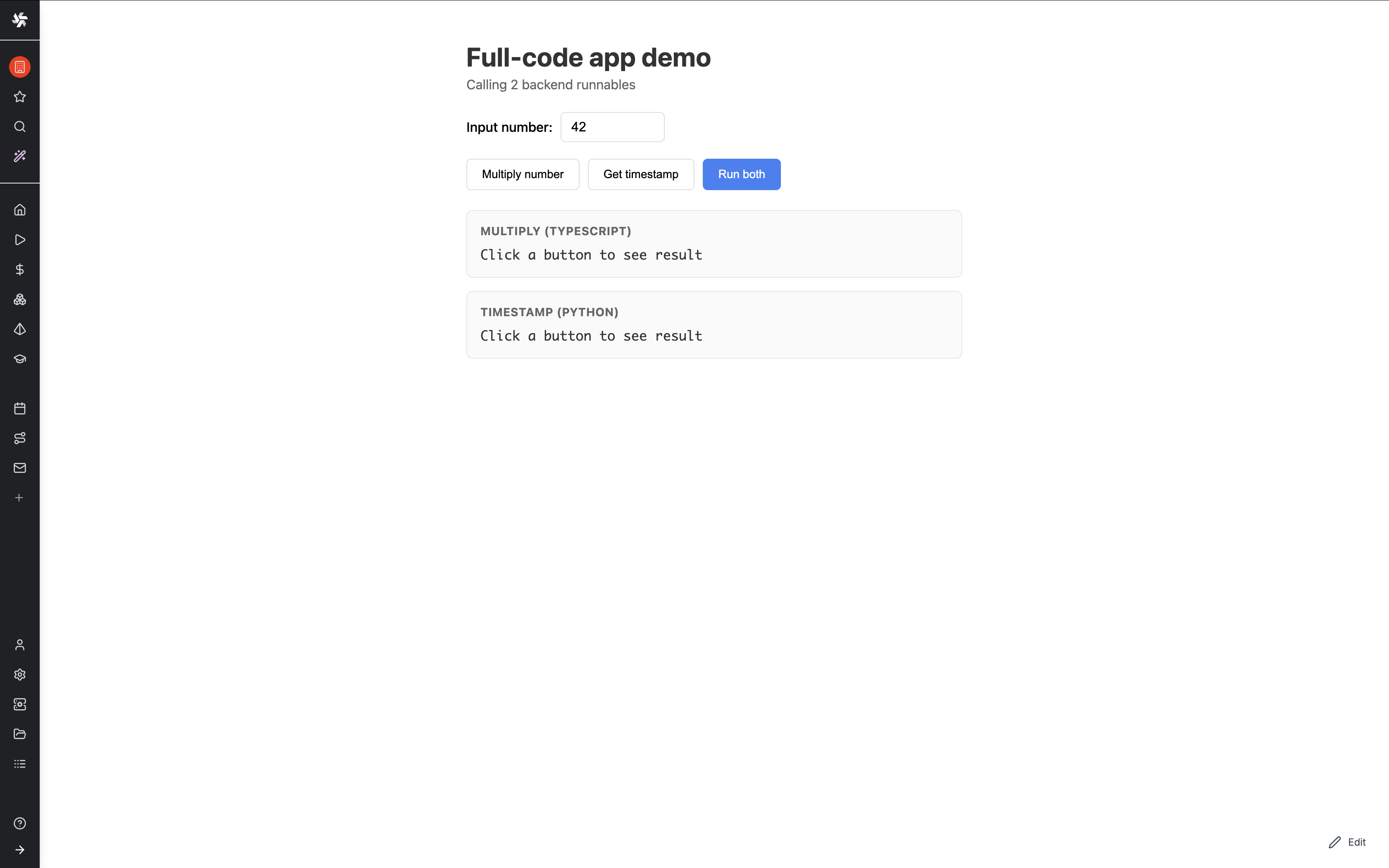 Deployed app